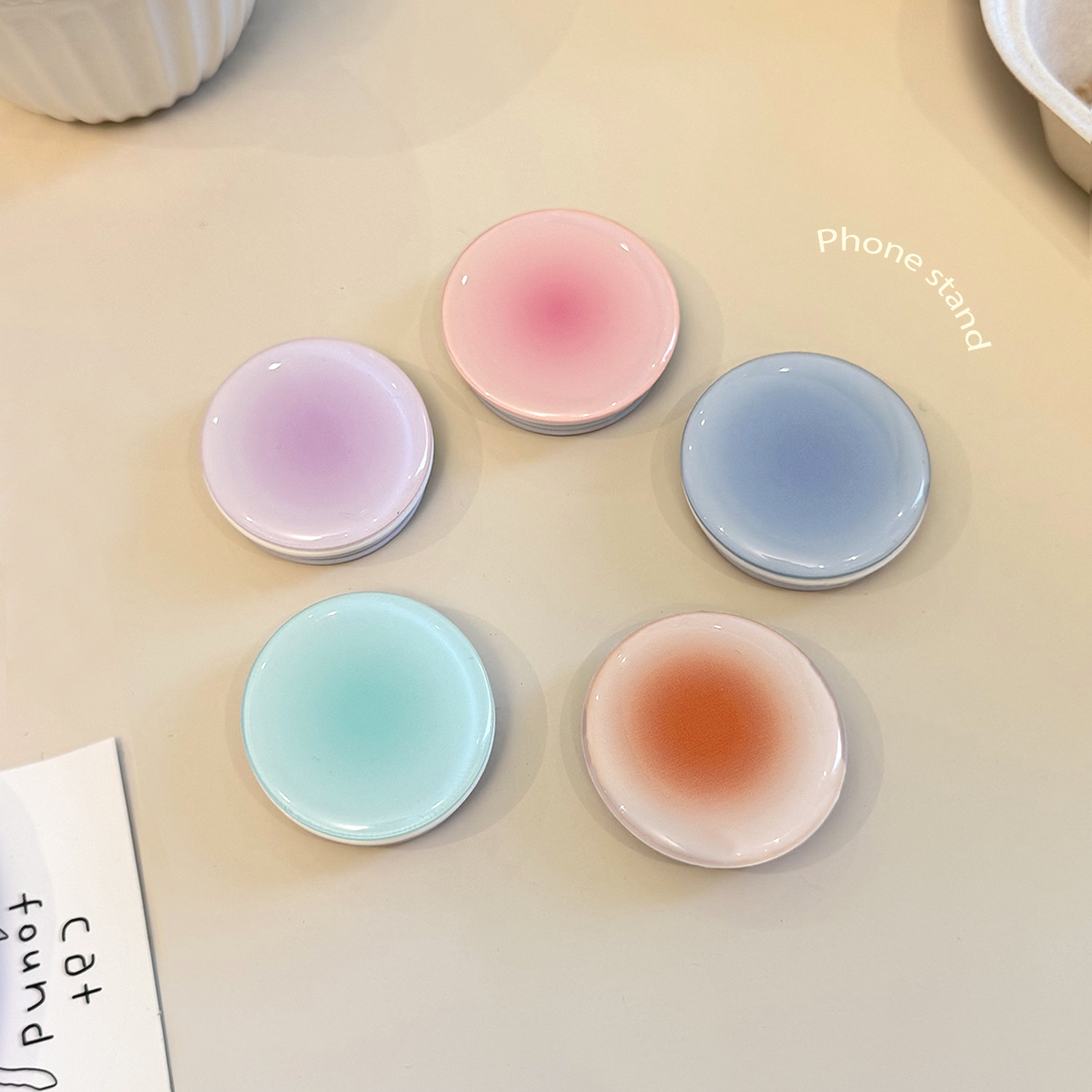 Ins Style Gradient Phone Grip  - đánh giá và giá Phone Accessories Useful