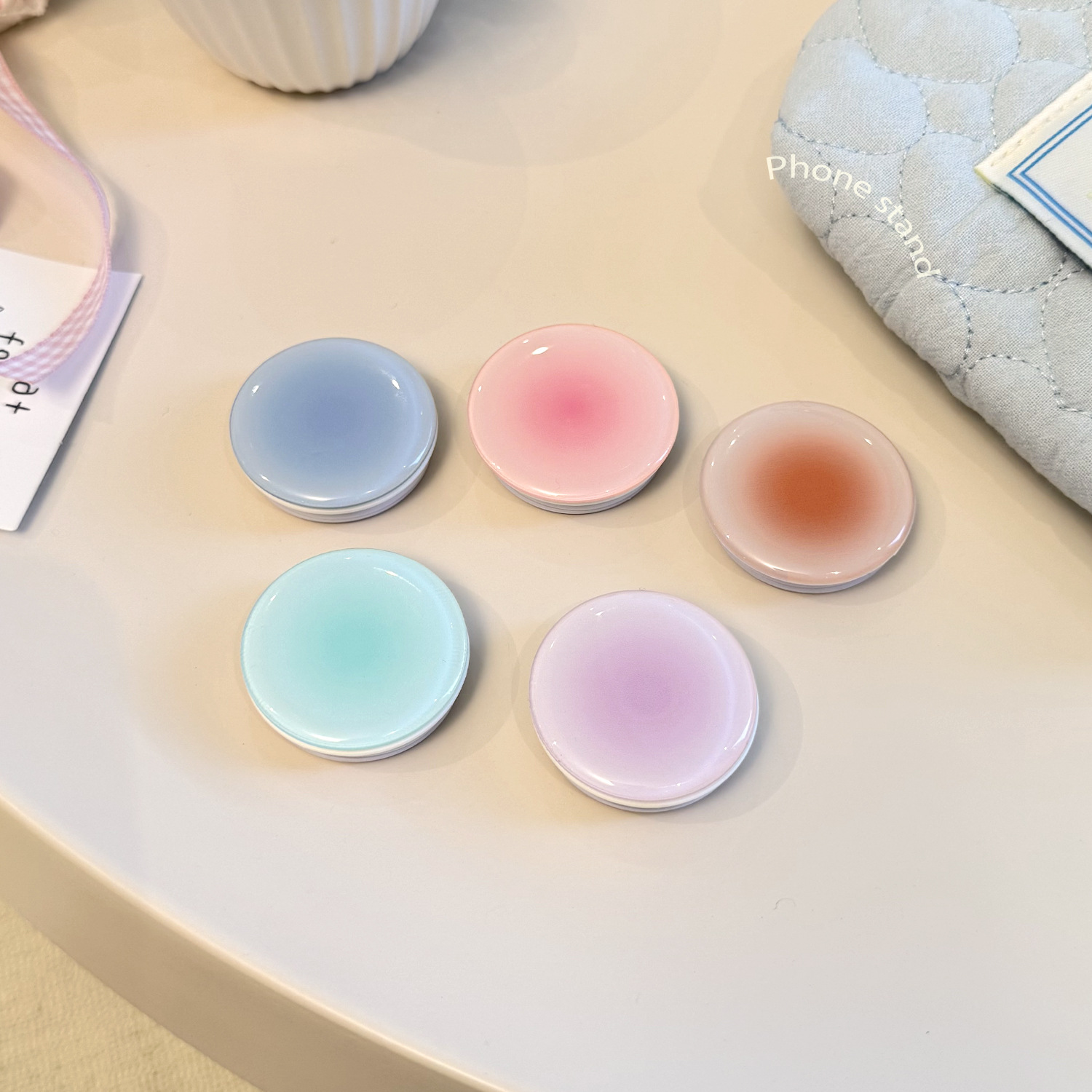 Ins Style Gradient Phone Grip  - đánh giá và giá Phone Accessories Useful