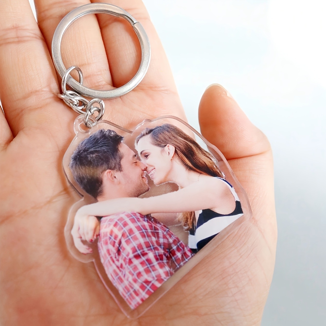 1 Custom Photo Acrylic Keychai - đánh giá và giá Phone Accessories Charms