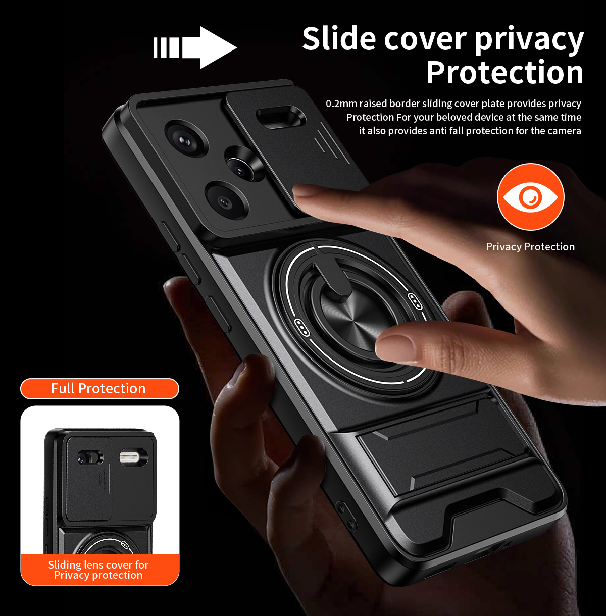 Lens Slide Camera Phone Case f - đánh giá và giá Phone Accessories Holder Car